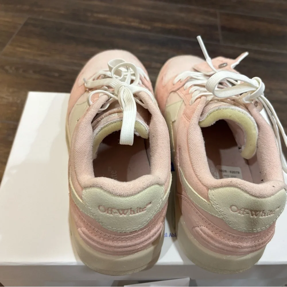 Off-White Out-of-Office White/Pink Sneakers - Picture 8 of 12